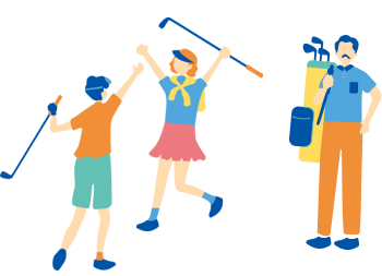 1人でじっくり練習もみんなでワイワイコンペも