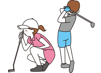 自由な時間割でゴルフ中心の生活が可能